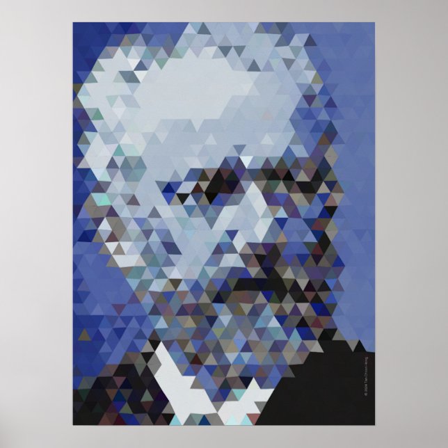Titans of Music: Tchaikovsky Poster (Low poly) (Front)