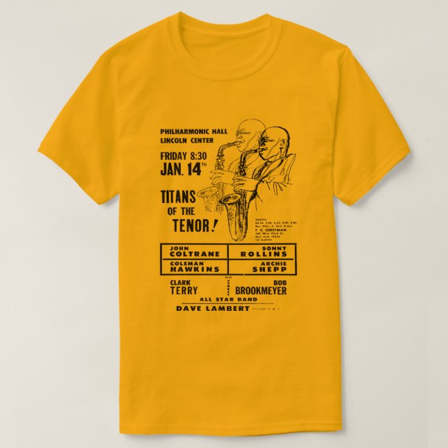 Titans of Tenor at Lincoln Center  T-Shirt (Design Front)