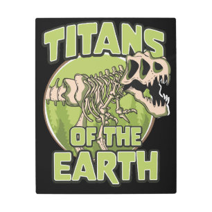 Titans of the Earth logo Metal Print