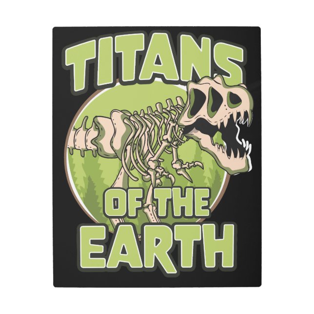 Titans of the Earth logo Metal Print (Front)