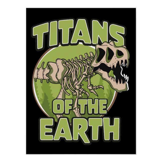 Titans of the Earth logo Poster (Front)