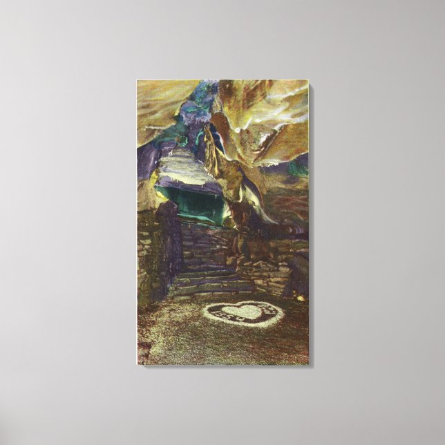 Titan's Temple Balcony View of the Bridal Canvas Print (Front)