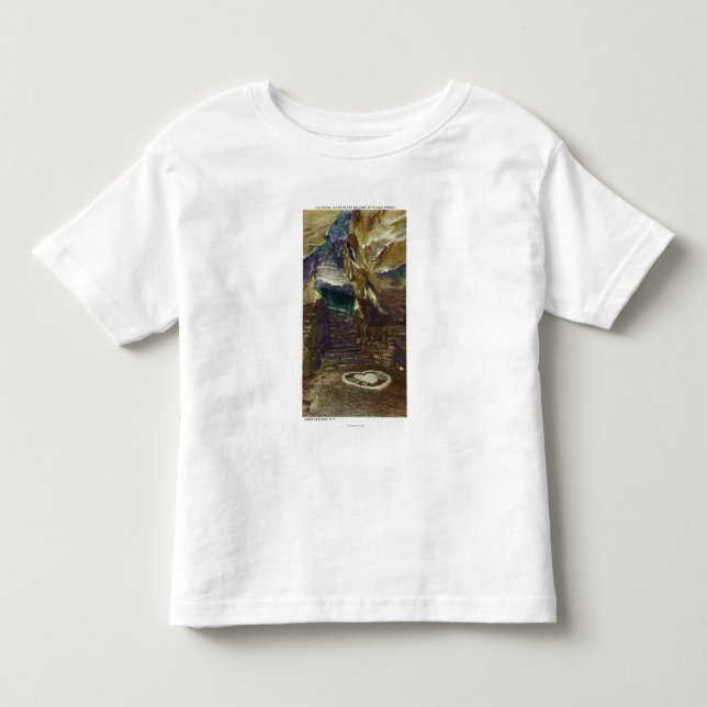 Titan's Temple Balcony View of the Bridal Toddler T-shirt (Front)