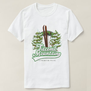 Titcomb Mountain Farmington Maine Ski  T-Shirt
