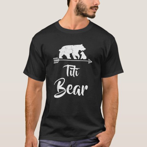 Titi Bear Matching Family Christmas Costume T_Shirt