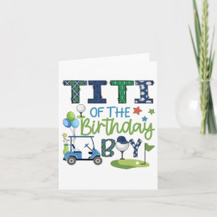 Titi Of The Birthday Boy Hole In One Golf Sport Card