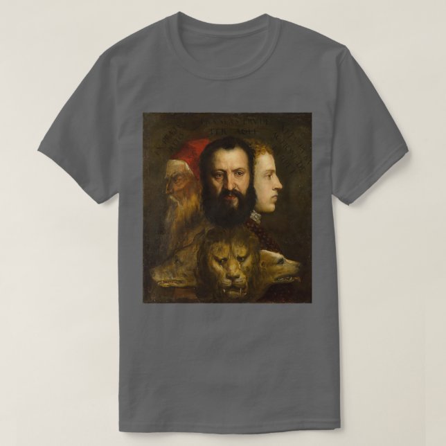 Titian An Allegory of Prudence T-Shirt (Design Front)
