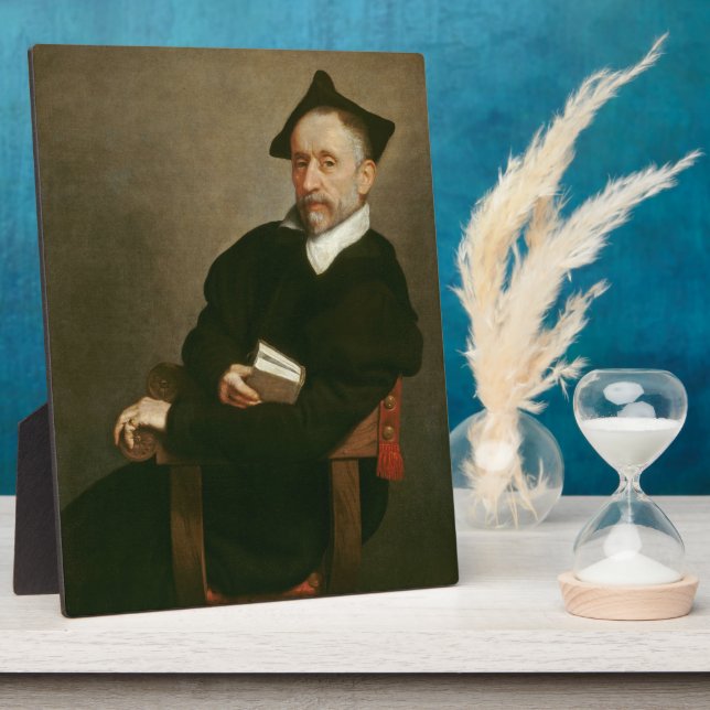 "Titian's Schoolmaster", c. 1575 Plaque (Side)