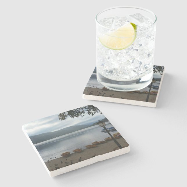 Titisee Lake Germany Marble Coaster (Side)