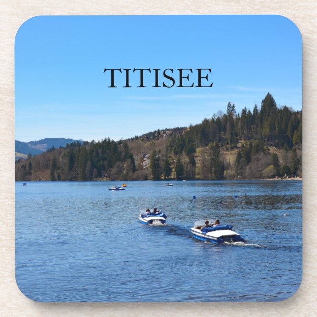 Titisee lake in the Black Forest      Beverage Coaster (Front)