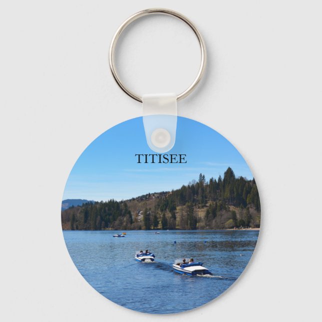 Titisee lake in the Black Forest      Keychain (Front)