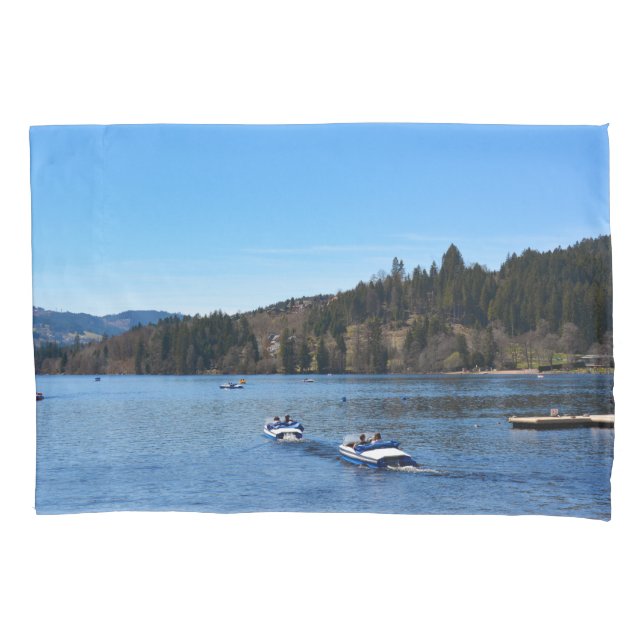 Titisee lake in the Black Forest      Pillow Case (Front)