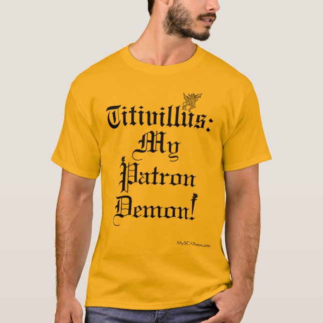 Titivillus: Patron Demon (Light Shirts) T-Shirt (Front)