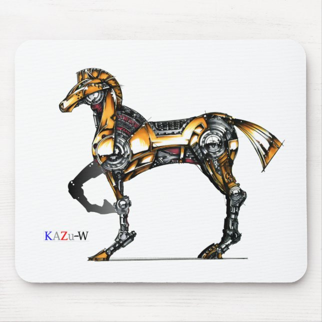 Title 00000 "Machine Horse" Mouse Pad (Front)