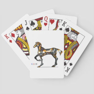 Title 00000 "Machine Horse" Poker Cards
