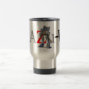 Title 00009 "Robot of Organic Details" Travel Mug