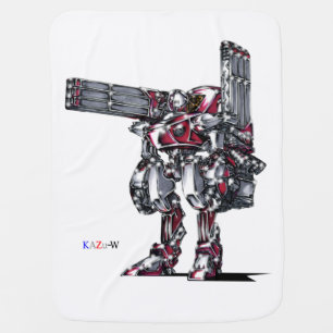 Title 00010 "High Output Particle Gun Three Series Baby Blanket