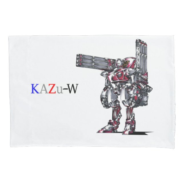 Title 00010 "High Output Particle Gun Three Series Pillow Case (Front)