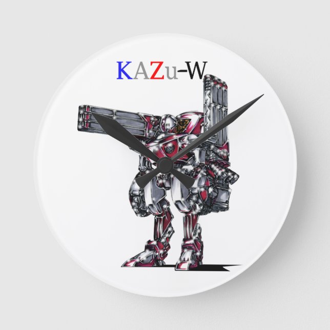 Title 00010 "High Output Particle Gun Three Series Round Clock (Front)