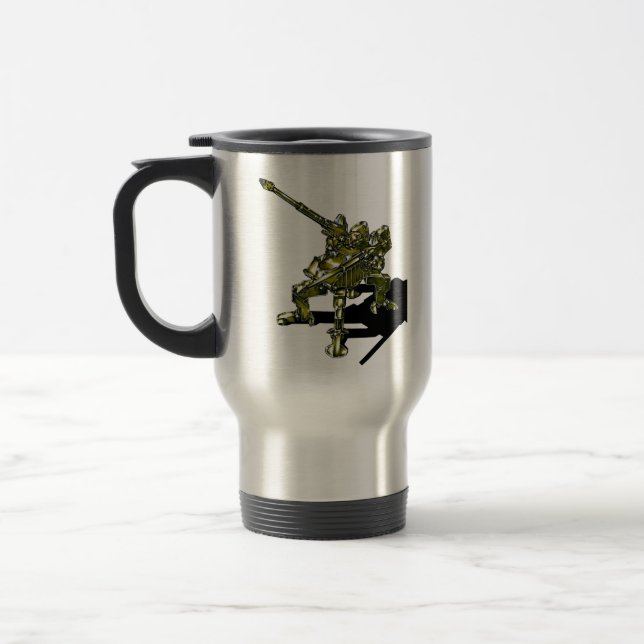 Title 00013 "Quadruped Artillery" Travel Mug (Left)