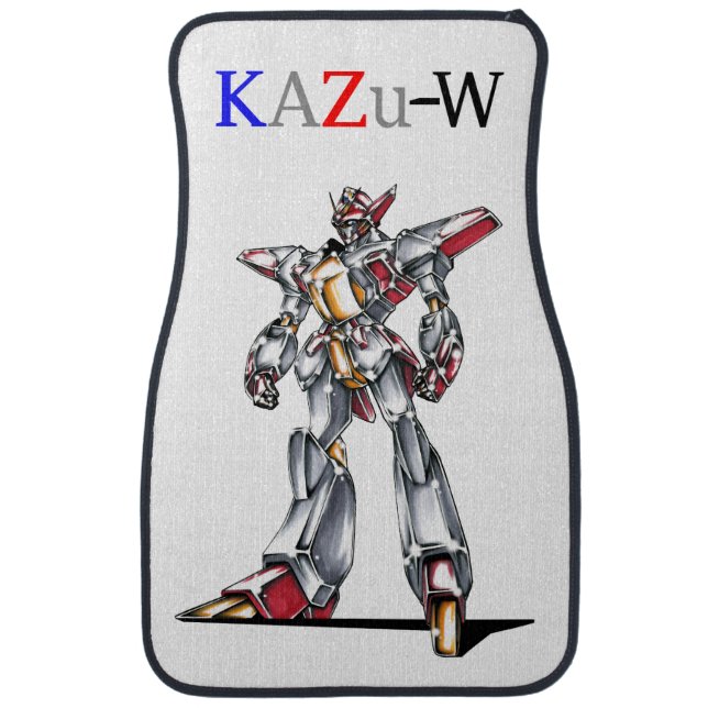 Title 00014 "The Main Character Fuselage" Car Floor Mat (Front)