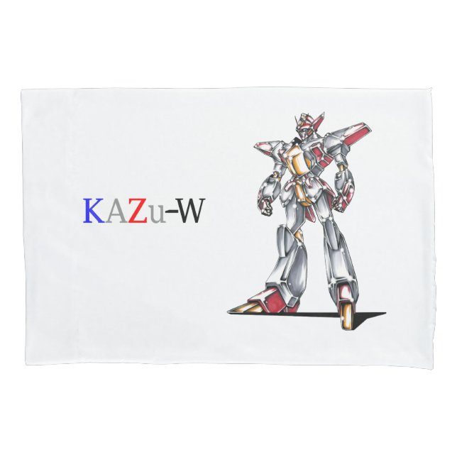 Title 00014 "The Main Character Fuselage" Pillow Case (Front)