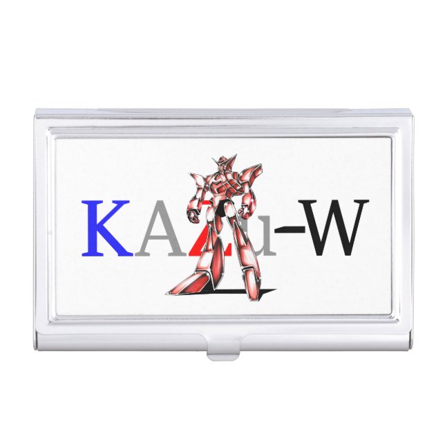 Title: 00016 "Ace Robot" Business Card Case (Front)