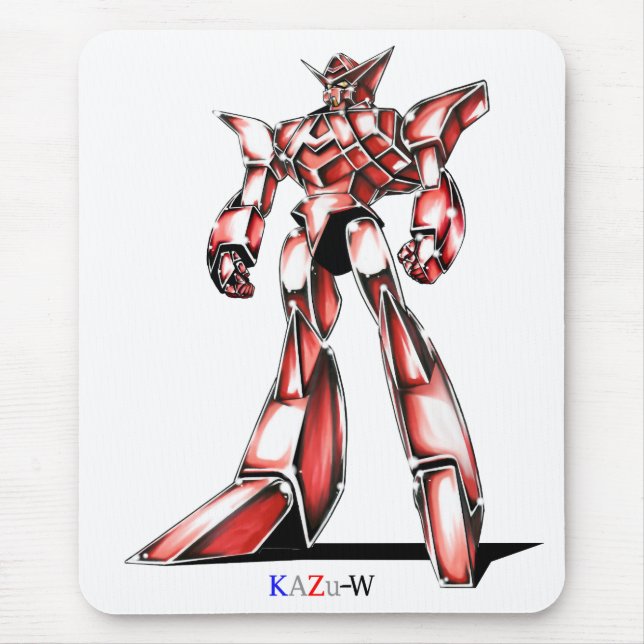 Title: 00016 "Ace Robot" Mouse Pad (Front)