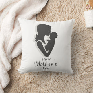 Title: “A Heartwarming Mother’s Day Gift” Throw Pillow