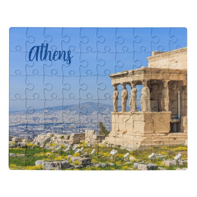 Title Acropolis Hill Athens Greece Jigsaw Puzzle (Puzzle Horizontal)