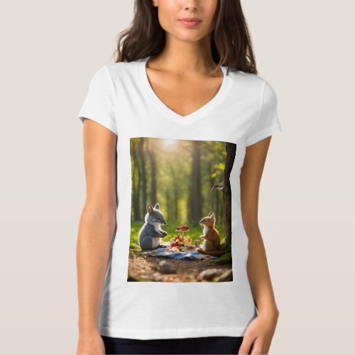 Title Bear Affair Apparel Woodland Picnic Editi T_Shirt