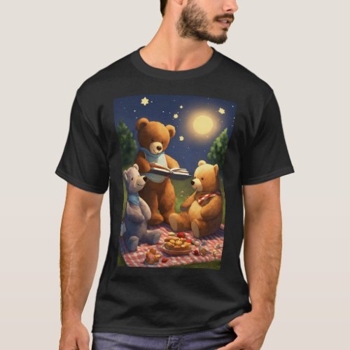 Title Bear Bliss Woodland Picnic Collection T_Shirt