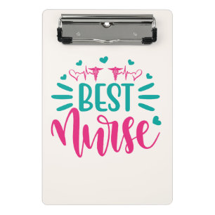 TITLE  Best Nurse Mini Clipboard – Personalized Me