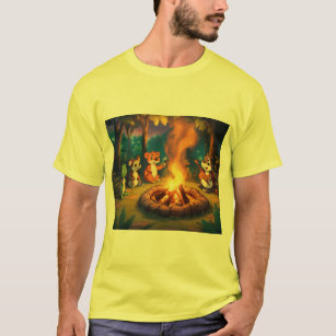 Title: "Camp Critters: Where the Wild Things Jest" T-Shirt