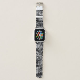 Title: Checkered Sports Jersey Apple Watch Band