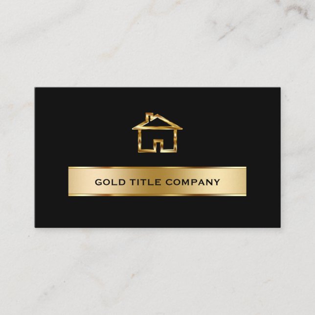 Title Company Business Cards (Front)