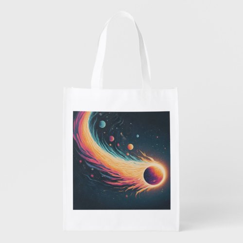 Title Cosmic Cart A Reusable Grocery Design  Grocery Bag
