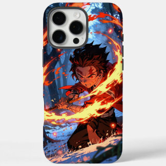 Title: Demon Slayer Phone Case: Tanjiro Hinokami iPhone 16 Pro Max Case
