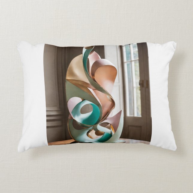 Title: "Dreamy Comfort Pillow"  Description:  Tran Accent Pillow (Front)