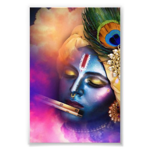 Title Enigmatic Krishna _ A Timeless Tribute Photo Print