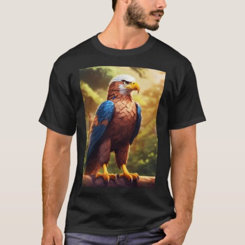 Title Feathered Guardians Avian Conservation T_ T_Shirt