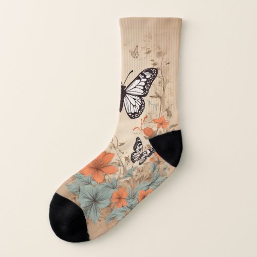 Title FlutterFoot Butterfly_Inspired Socks Empor