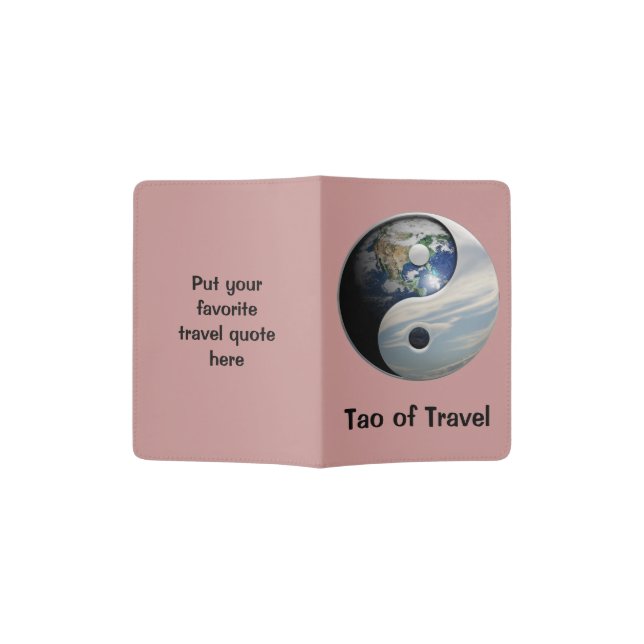 Title Goes Here Passport Holder (Opened)