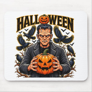 Title  Halloween Frankenstein Monster Mouse Pad