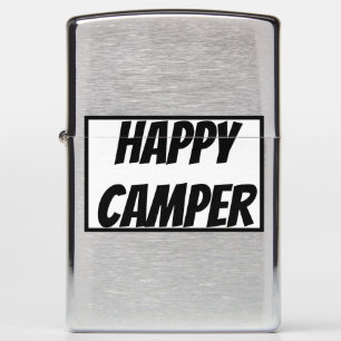 Title: Happy Camper Funny Camping Outdoor Adventur Zippo Lighter