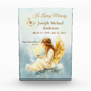 Title:
In Loving Memory Angel Candle – Custom Name Acrylic Award