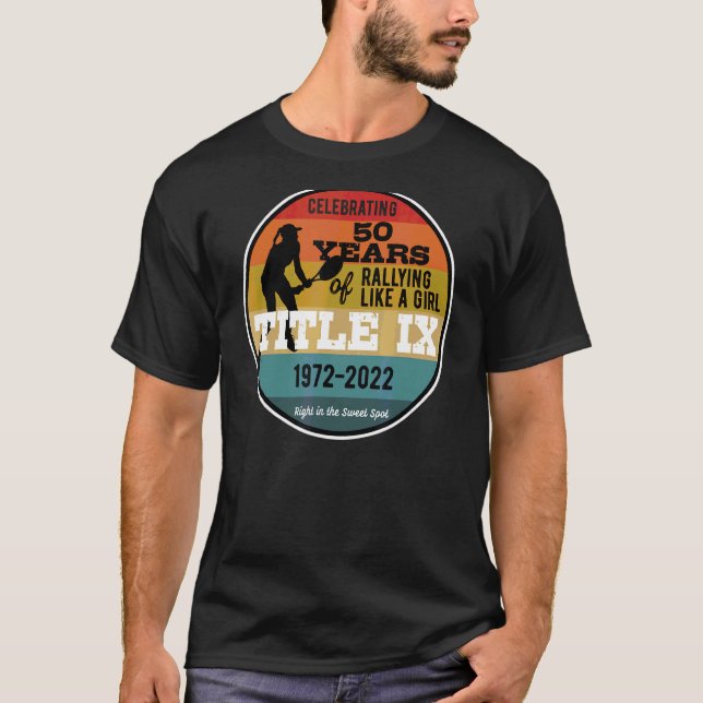 Title Ix 50th Anniversary 1972 2022 Women's Sports T-Shirt (Front)