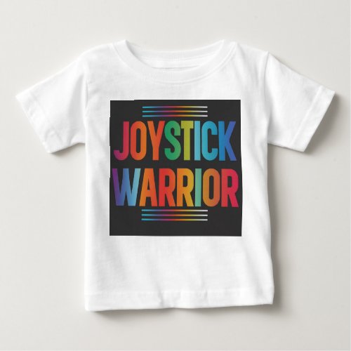 Title Joystick Warrior  Baby T_Shirt