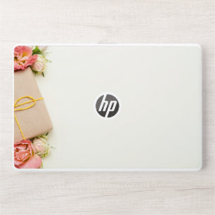 Title Kraft Paper Gift with Yellow Twine & Fresh R HP Laptop Skin