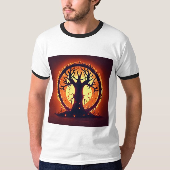 Title: "Majestic Dragon Unleashed T-Shirt"  Descri T-Shirt (Front)